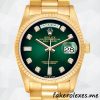Rolex Day-Date Rolex Calibre 2836/2813 m128238-0069 Men’s Automatic Green Dial