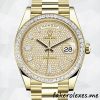 Rolex Day-Date Men’s Rolex Calibre 2836/2813 m228398tbr-0036 Gold-tone Diamond Paved Dial